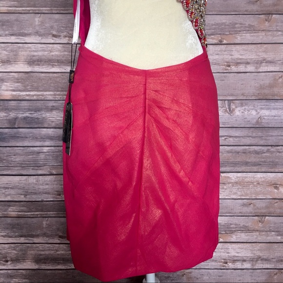 🔥Prom Terani Couture Fuchsia Gown 8/S - Picture 7 of 8